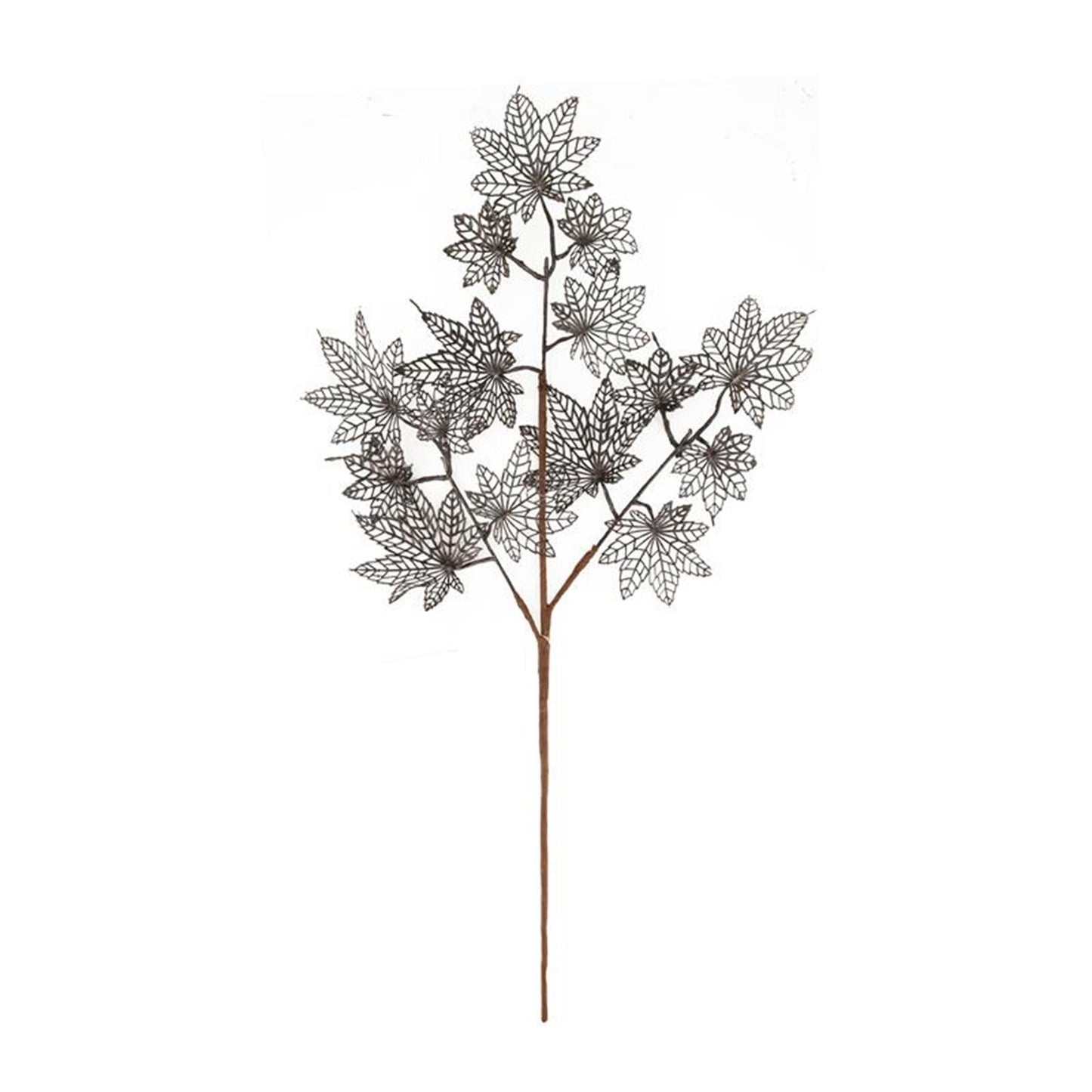 Naturel collections branche artificielle feuille d'érable l75cm noir