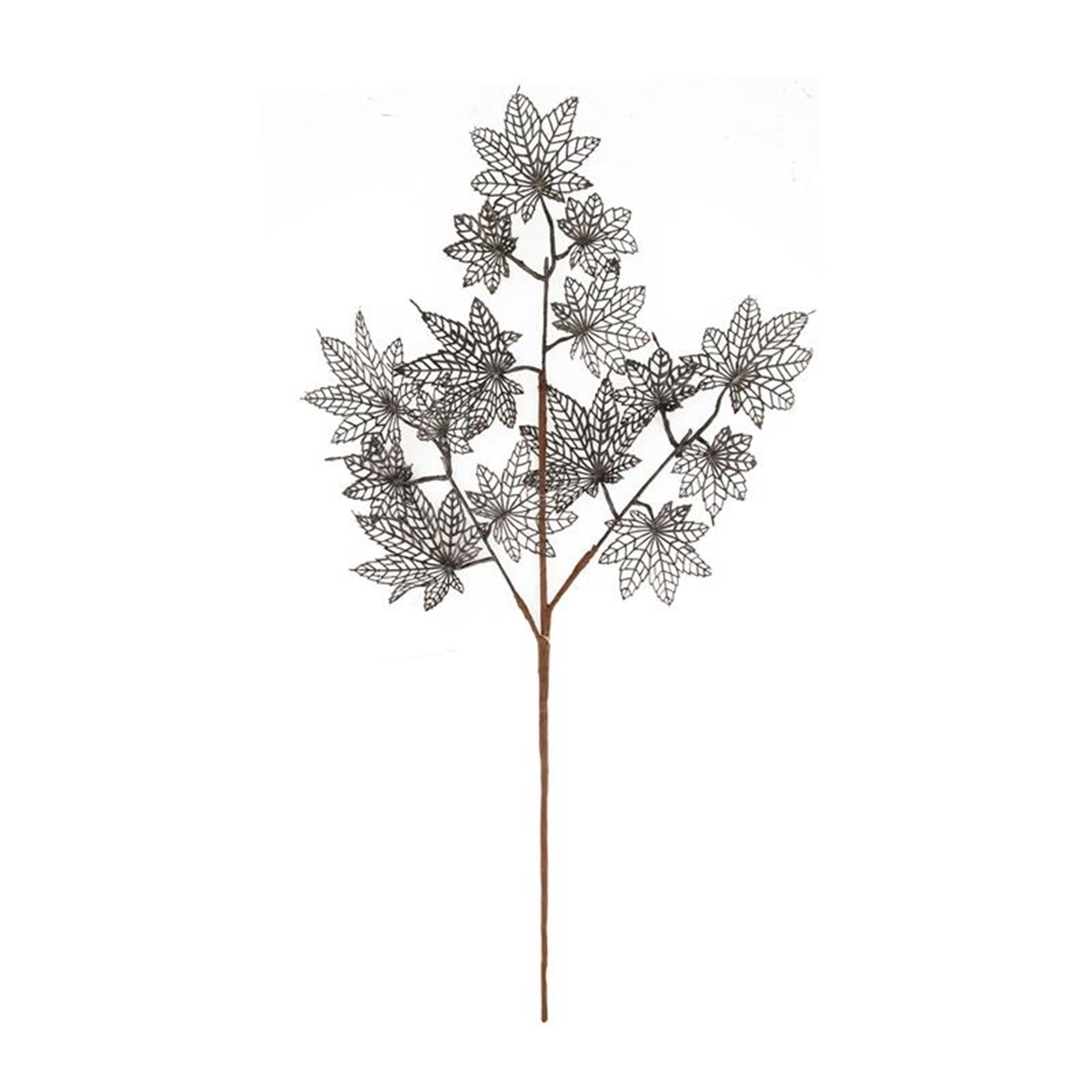 Naturel collections branche artificielle feuille d'érable l75cm noir