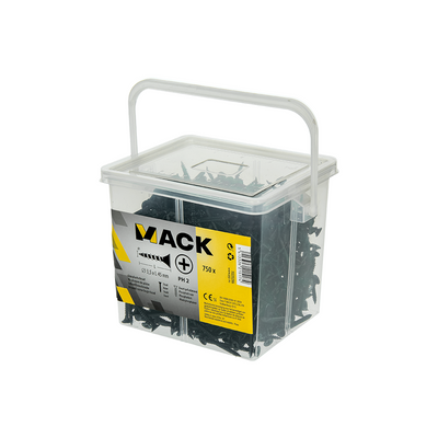 Mack 1020286 - boîte vis pour plaques de plâtre 3,5 x 45 mm 750 pcs | 6 pièces