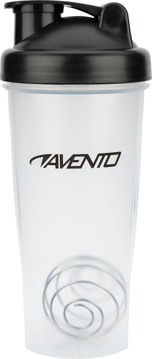 Tasse à shake Avento - 0,6 litre - noir transparent - 0,60 l - avec tamis