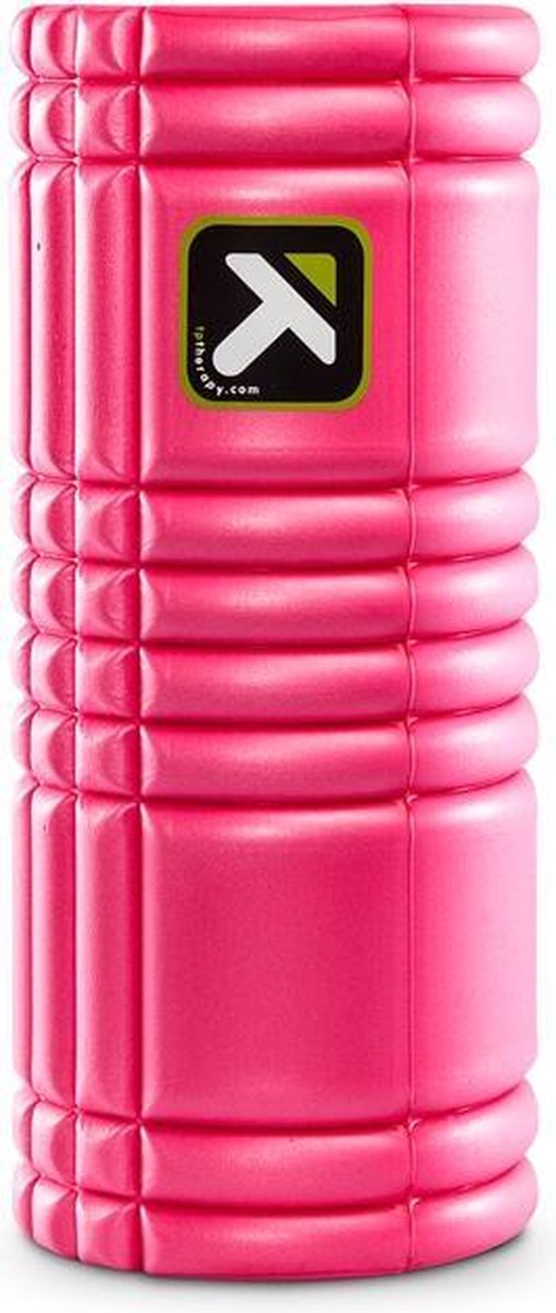 Triggerpoint - rouleau en mousse the grid 1.0 - 33 cm - rose - mousse - rouleau de massage - yoga - pilates - fitness