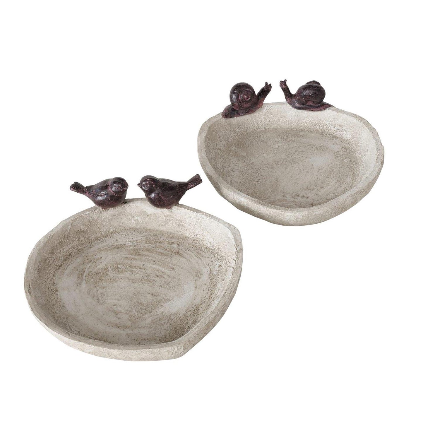 Boltze home bain à boire pour oiseaux lubrifiant ø21xh6cm