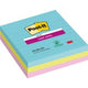 Notes post-it super collantes 101x101mm pack assorti 3 pièces 70 feuilles