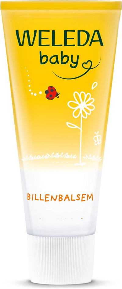 Weleda baume fesses bébé - pommade fesses - calendula camomille - protège contre l'érythème fessier aide à réparer les fesses irritées de bébé - ingrédients 100% naturels - 75ml