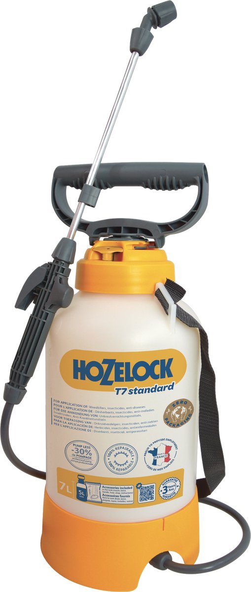 Pulvérisateur à pression Hozelock t7 - 7 litres