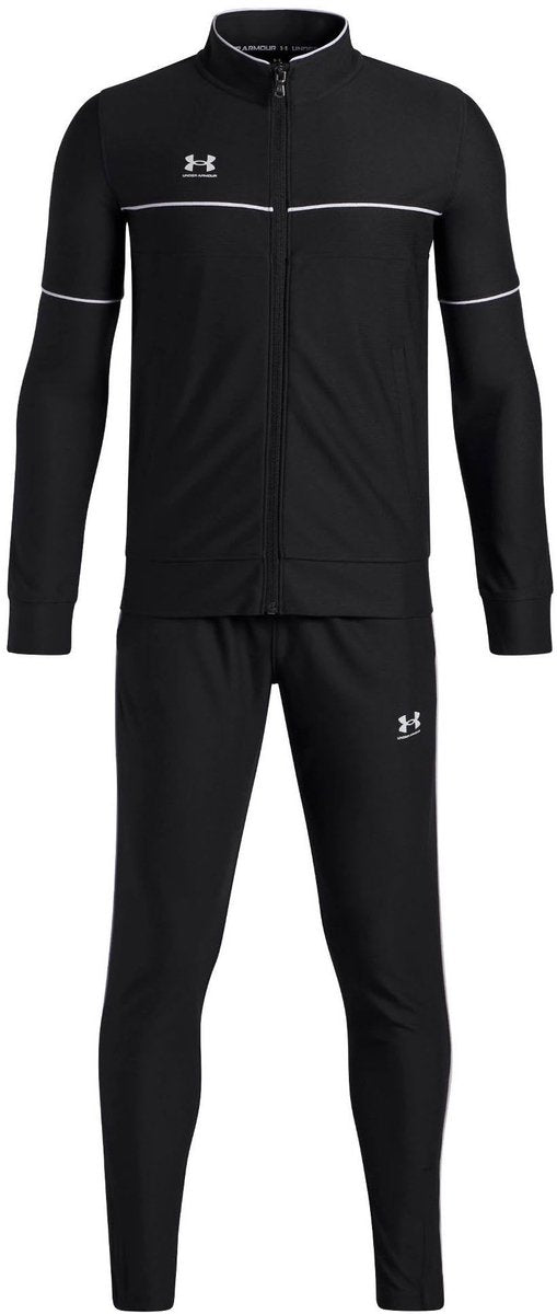 Under Armour UA B Challenger Tracksuit-blk Survêtement pour garçons - noir - blanc