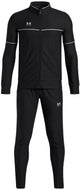 Under Armour UA B Challenger Tracksuit-blk Survêtement pour garçons - noir - blanc