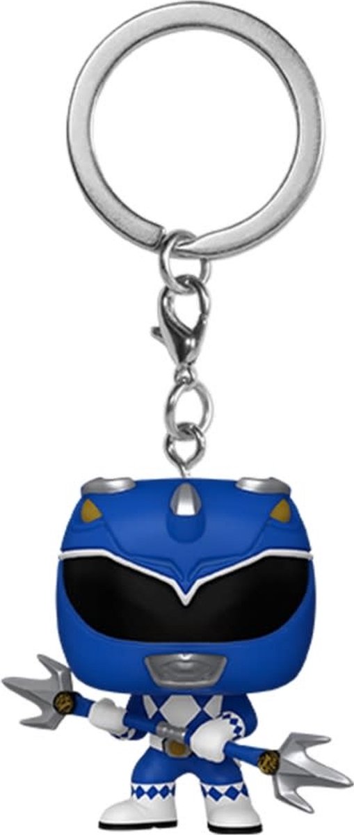 Funko poche pop! porte-clés : Power Rangers Mighty Morphine 30e anniversaire - Ranger bleu