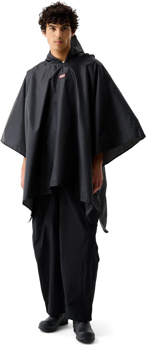 Hunter - poncho pliable unisexe noir - taille un