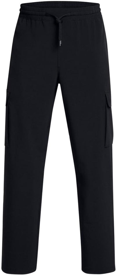Under Armour UA Vibe tissé Cargo Pants-BLK Pantalon de sport pour hommes - Noir - Blanc