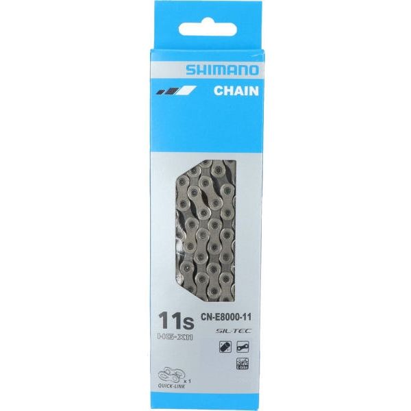 Collier Shimano 11 vitesses CN-E8000 avec liaison 126 liens