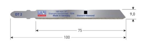 Lame de scie sauteuse Rotec dt2 diamant