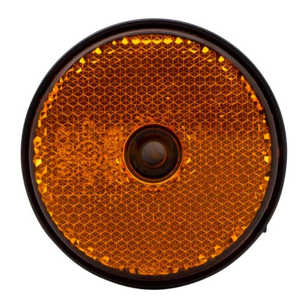 Réflecteur rond 60 mm. orange