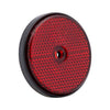 Réflecteur rond 60 mm. rouge