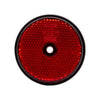 Réflecteur rond 60 mm. rouge