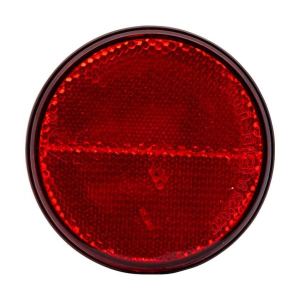 Réflecteur autour de 70 mm. tranche rouge