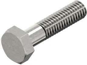 Boulon hexagonal m10x160 d931 acier inoxydable a2 | 50 pièces