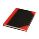 Carnet Quantore Black Red A6 ligne 60gr 96vel