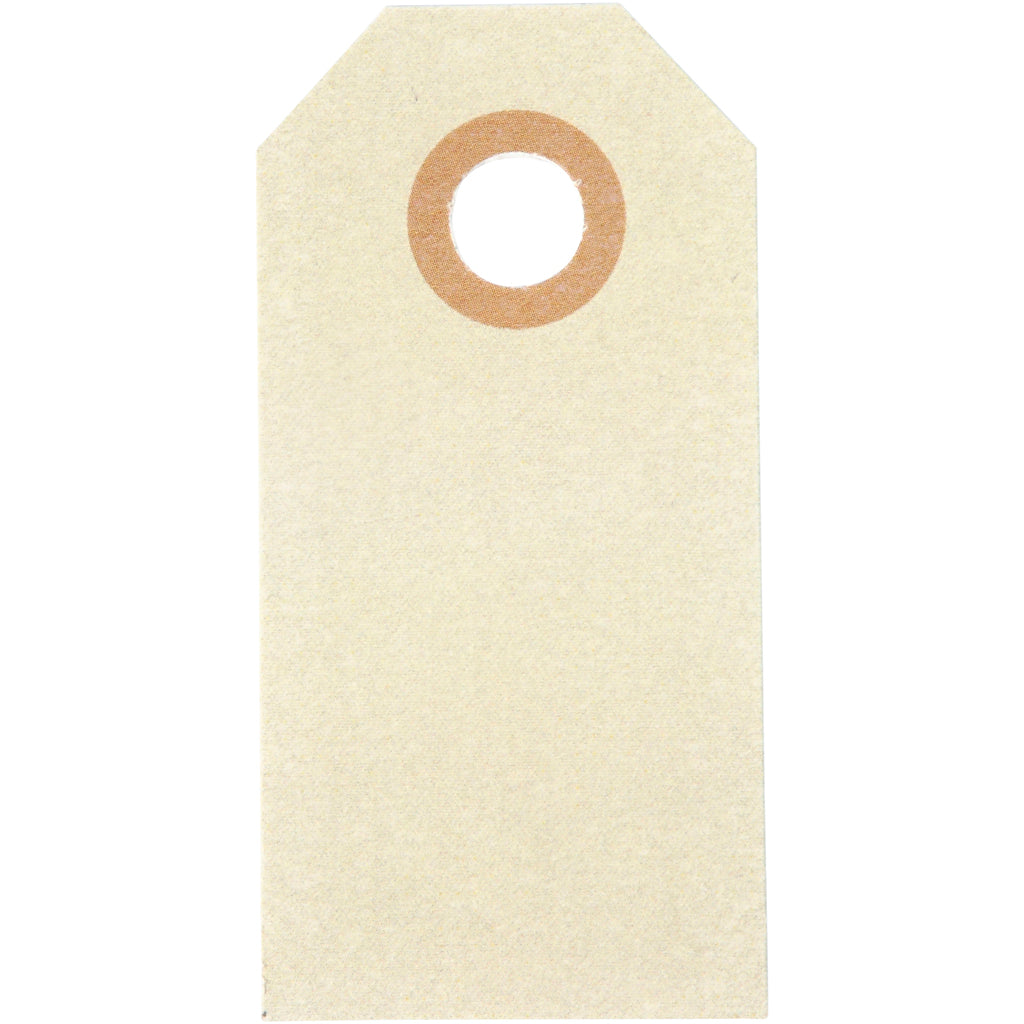 Creativ company étiquettes manille, format 3x6 cm, 250 gr, crème, 30 pièces 1 boîte