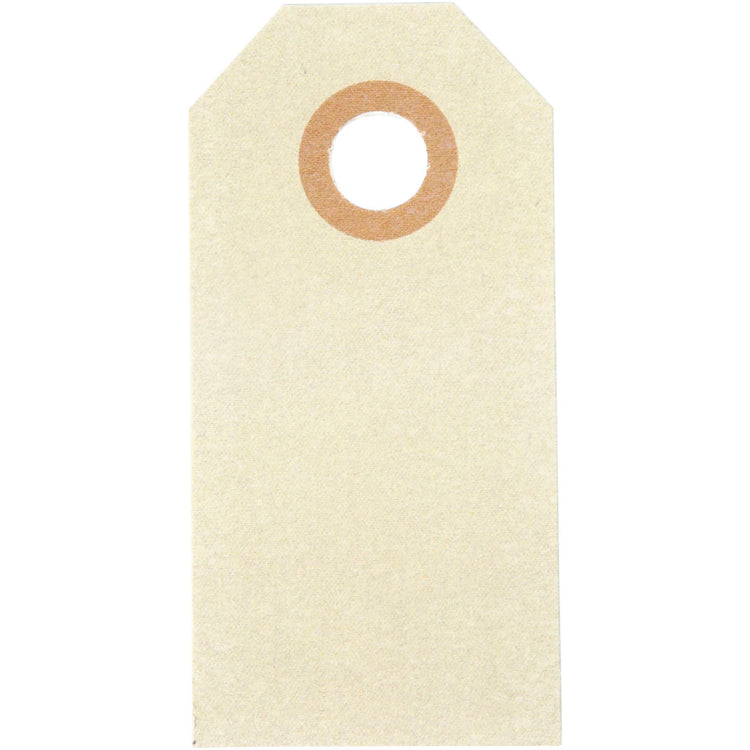 Creativ company étiquettes manille, format 3x6 cm, 250 gr, crème, 1000 pièces 1 boîte