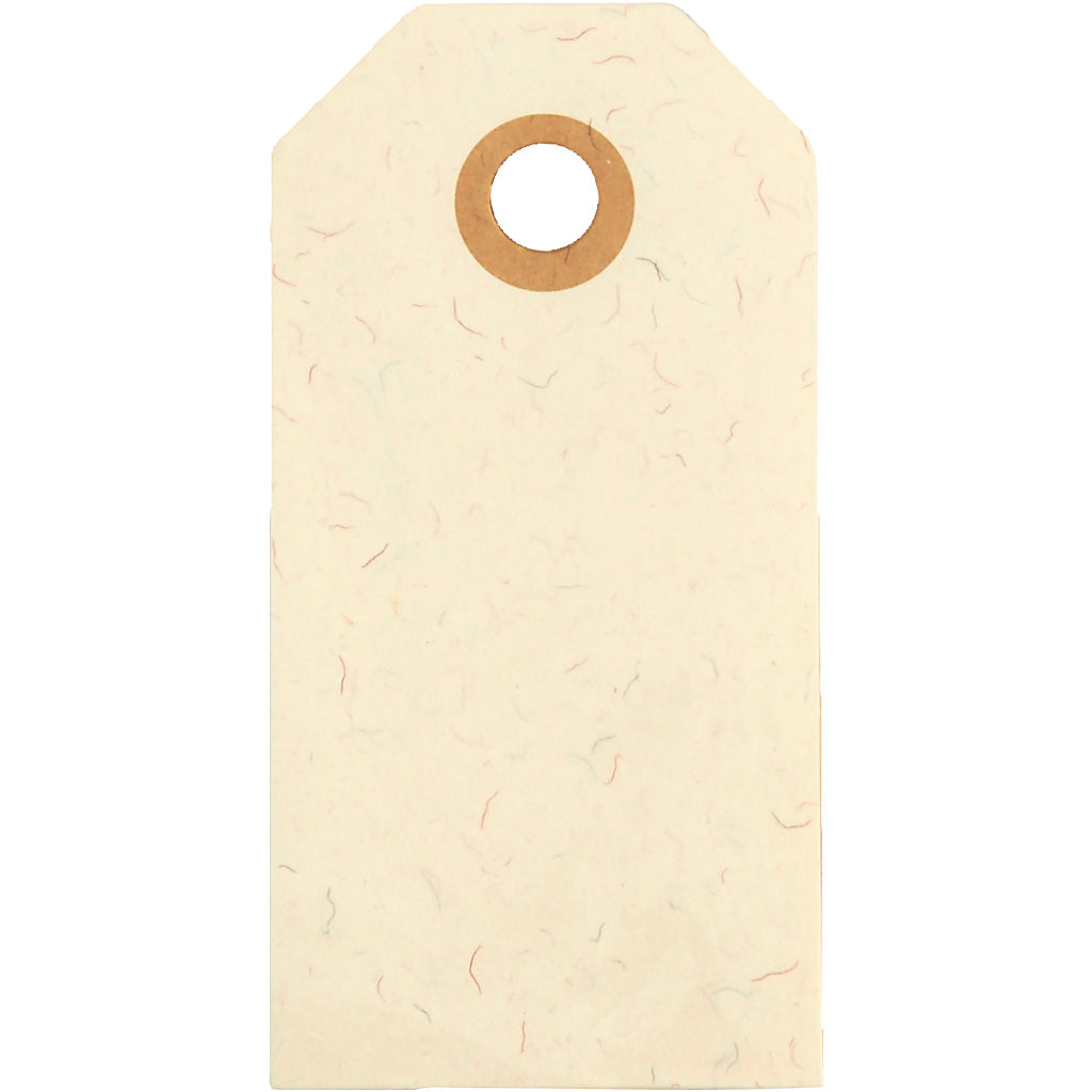 Étiquettes manille Creativ company, format 4x8 cm, 250 gr, crème, 20 pièces 1 boîte