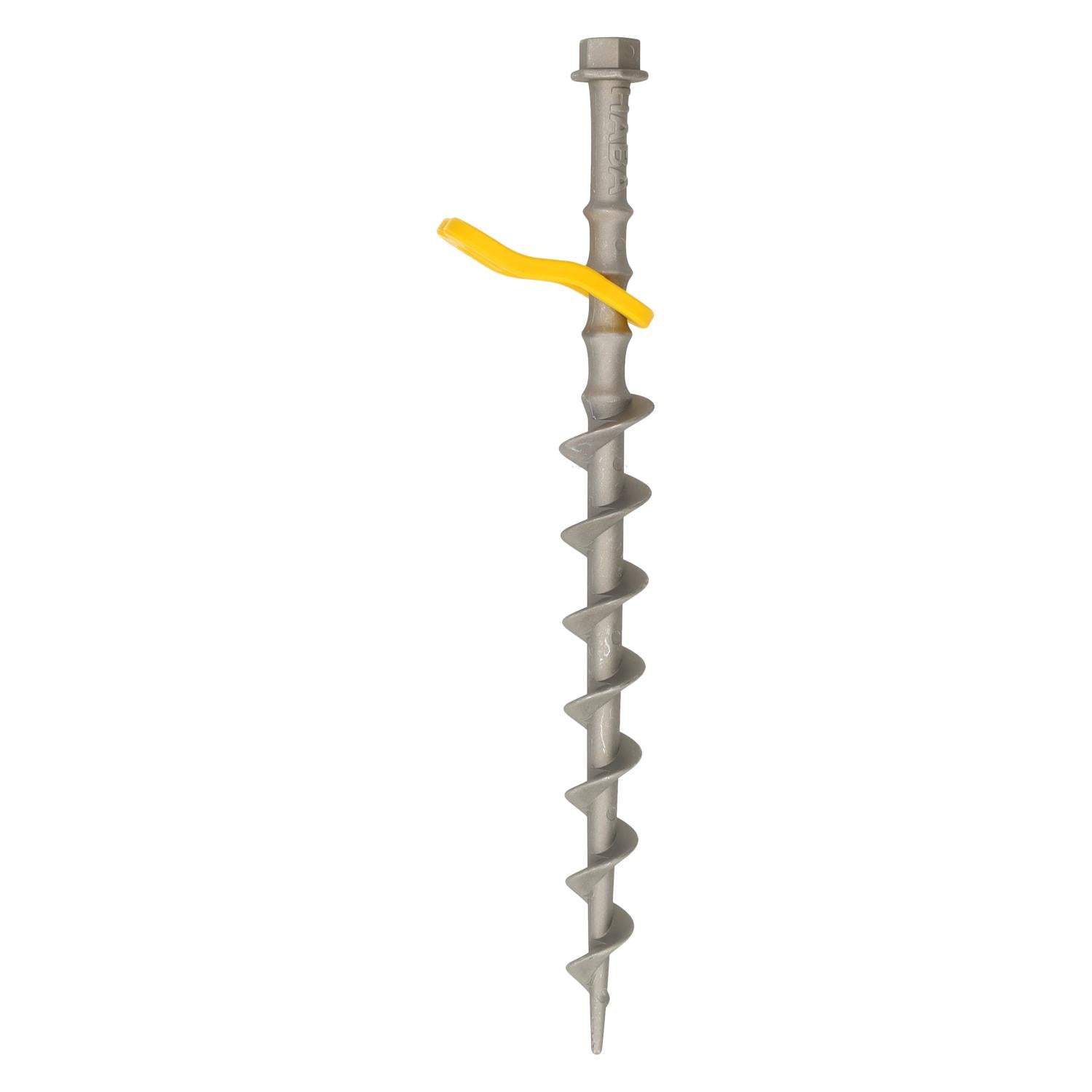 Jeu complet de chevilles à vis Alu-camp 31 cm (jeu de 4) - comprenant pièce d'adaptation et clé