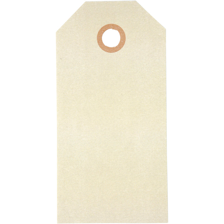 Creativ company étiquettes manille, format 5x10 cm, 250 gr, crème, 20 pièces 1 boîte