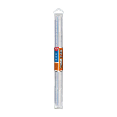 Bâton d'échelle Quantore mappé triangulaire 1:100 200 250 300 400 500