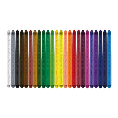 Crayon de couleur Quantore maped color peps infinity, ensemble de 24 couleurs