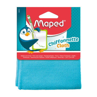 Quantore chiffon maped microfibre 20x20cm bleu