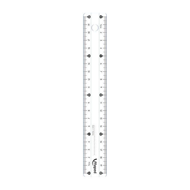 Règle Quantore mappée classique 20cm