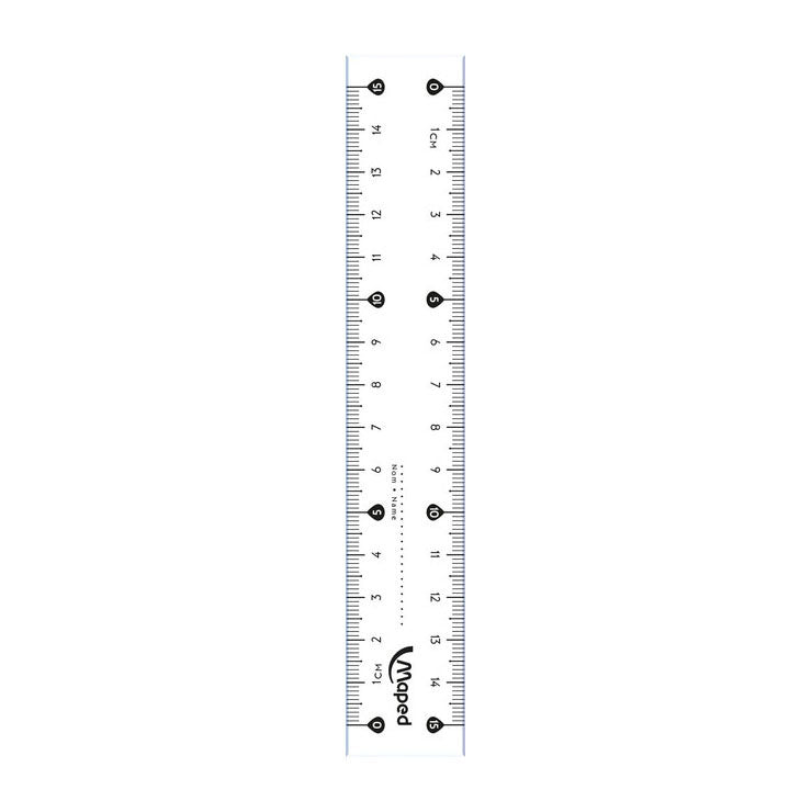 Règle Quantore mappée classique 15cm