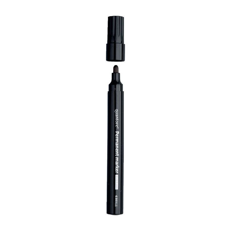 Quantore marqueur permanent rond 1-1,5mm noir