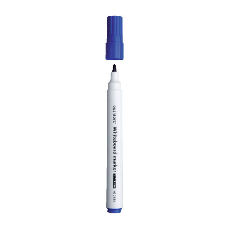 Marqueur pour tableau blanc Quantore rond 1-1,5mm bleu