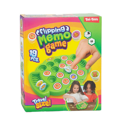 Toi-toys jeu de mémoire mémo flip over 18 pcs + plateau