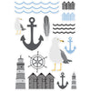 Étiquettes Vivi Gade, taille 3,1-11,4 cm, noir, bleu, gris, blanc, 54 pièces 1 boîte