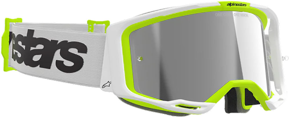 Mot-symbole Alpinestars vision 8 (argent miroir) - masque vtt