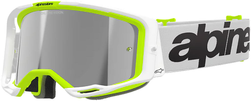 Mot-symbole Alpinestars vision 8 (argent miroir) - masque vtt