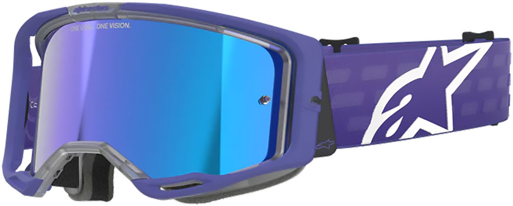 Alpinestars vision 8 corp (bleu miroir) - masque vtt