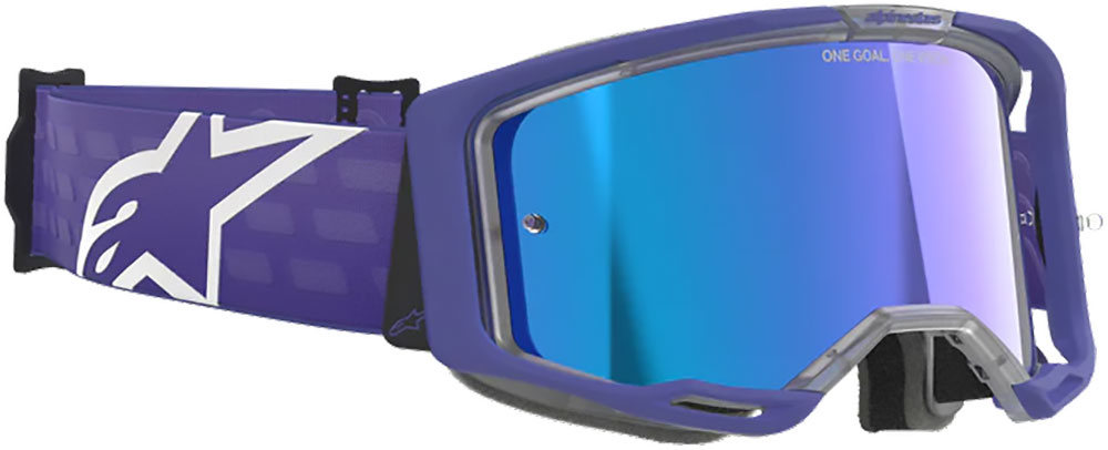 Alpinestars vision 8 corp (bleu miroir) - masque vtt