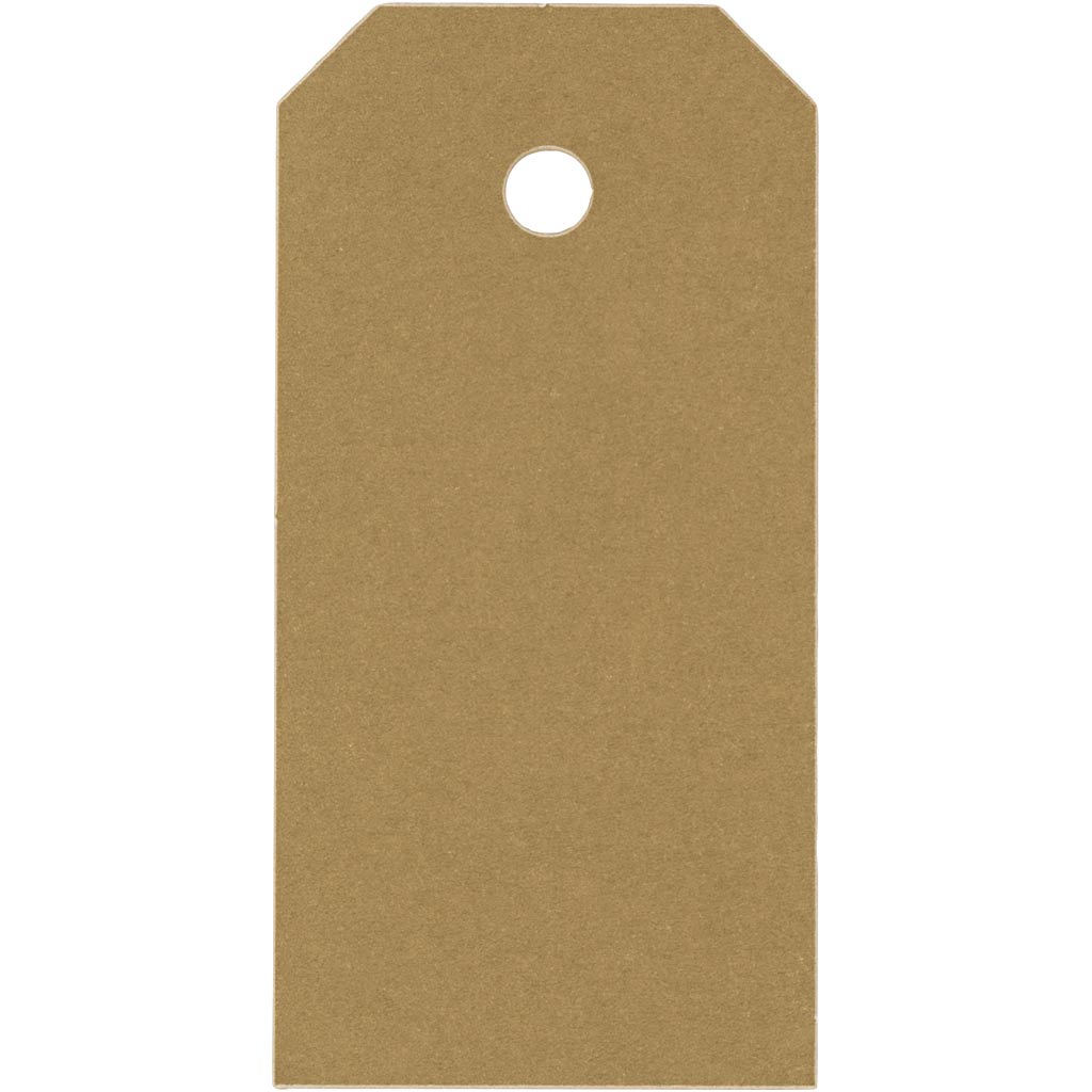 Étiquettes manille Creativ company, dim. 4x8 cm, 250 gr, or, 20 pièces 1 boîte