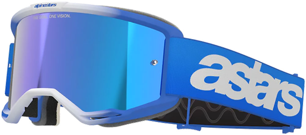 Alpinestars vision 5 blaze (bleu miroir) - masque vtt