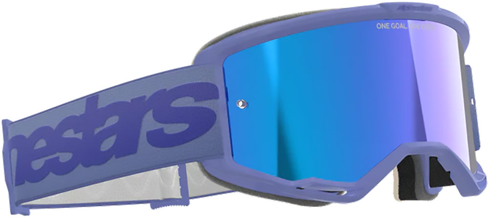 Mot-symbole Alpinestars vision 5 (bleu miroir) - masque vtt
