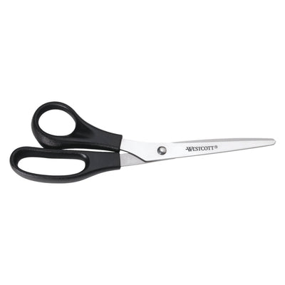 Quantore Schaar Westcott Buro 210 mm en acier inoxydable avec tissu d'art Grip à gauche -