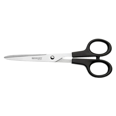 Quantore Schaar Westcott Buro 180 mm en acier inoxydable avec poignée en plastique