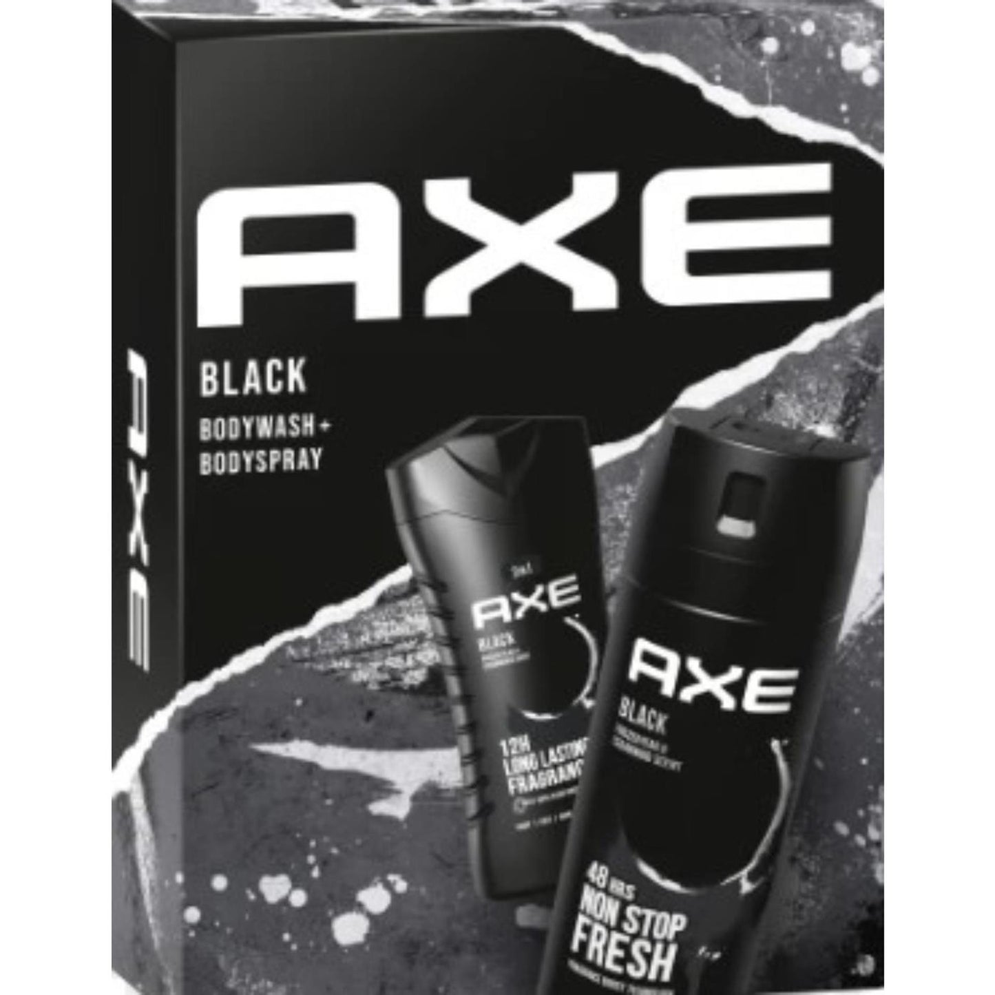 Axe coffret cadeau douche déo spray noir