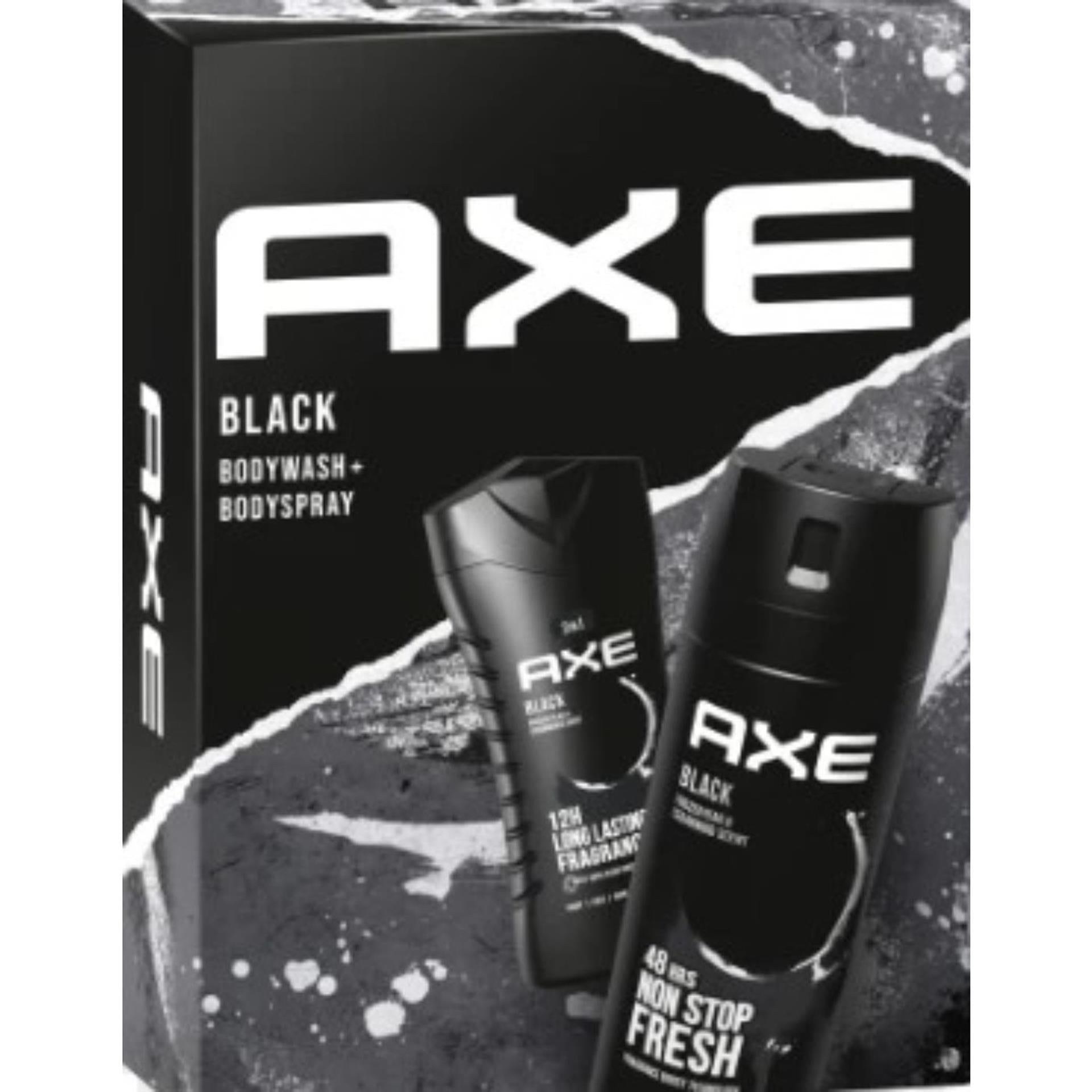 Axe coffret cadeau douche déo spray noir