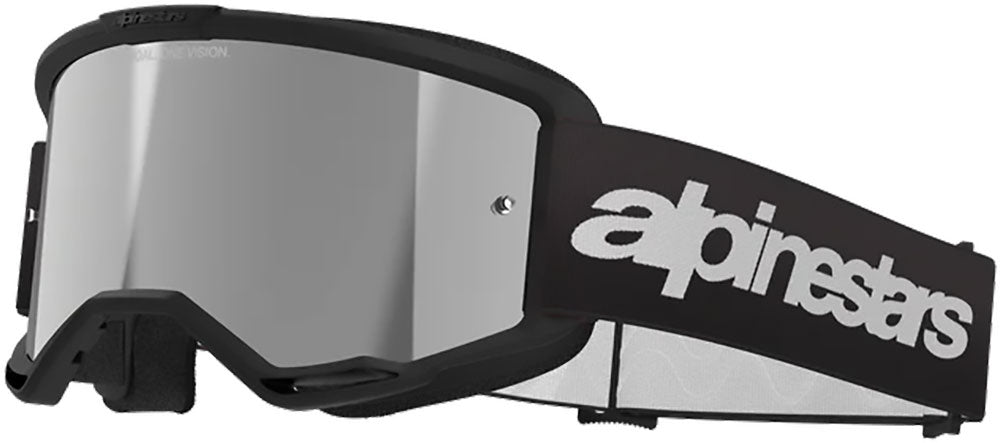 Mot-symbole Alpinestars vision 3 (argent miroir) - masque vtt