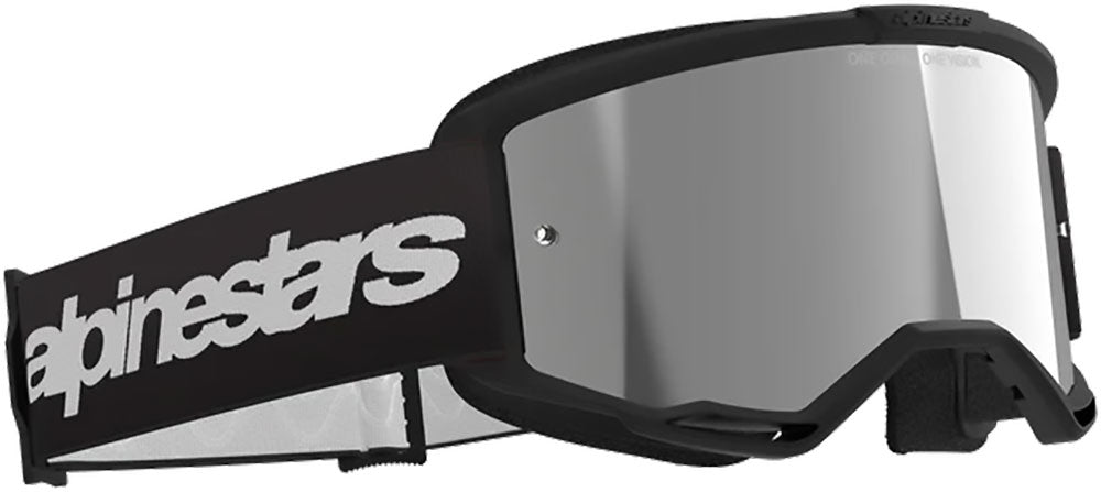 Mot-symbole Alpinestars vision 3 (argent miroir) - masque vtt
