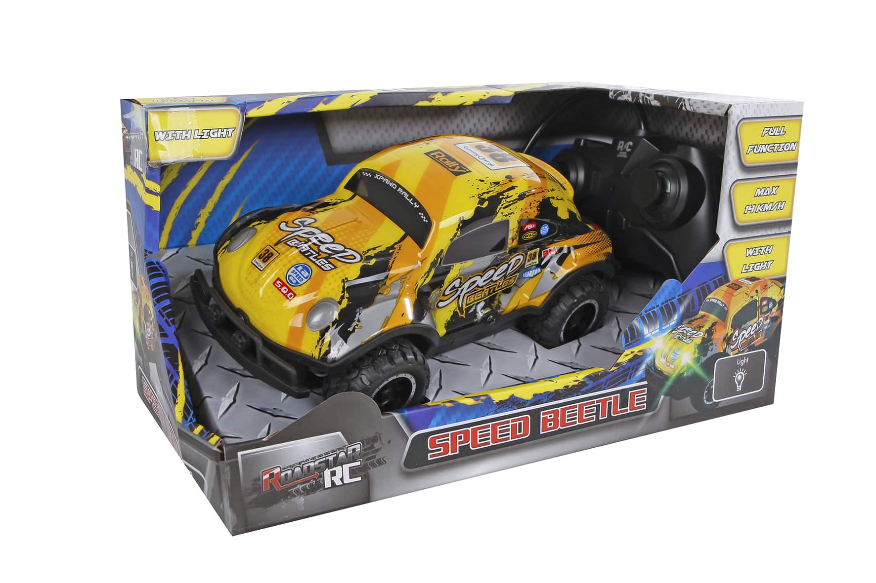 Van manen roadstar rc steulable beetle wagen 18 cm